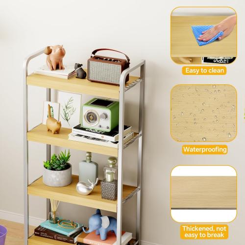6 PCS Wire Rack Covers for Pantry Wood Grain, 24''W * 12''D(Ready to Use) Faux Wood Shelf Covers for Wire Shelving, Rustic Closet Shelves Covering Toppers, for Pantry, Bathroom, Kitchen, Garage