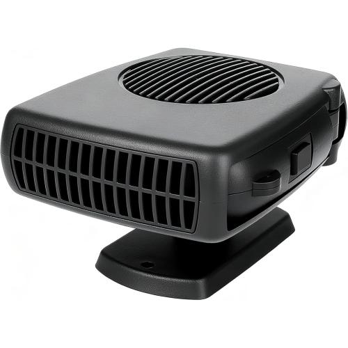 12v 200W Car Heater, 2026 New Portable Car Heater and Defroster, Plugs into Cigarette Lighter, 360° Rotation, Fast Heating Defogger,2-in-1 Heating & Cooling Fan for Car, SUV & RV
