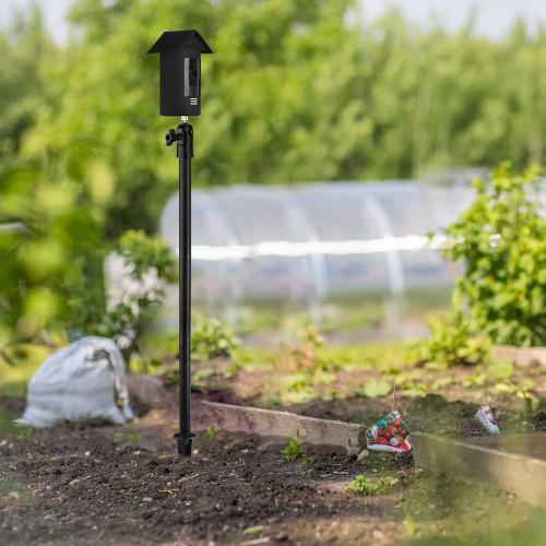 HOLACA Spike Pole Mount Ground Stake and Weatherproof Silicone Skin for Ring Stick Up Cam Battery HD Security Camera, Suitable for Stake into Soft Ground