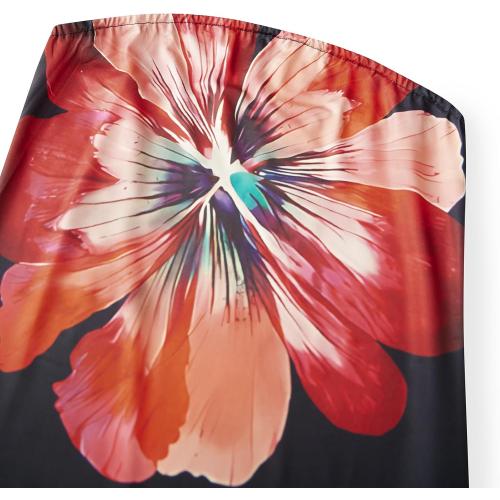 Size S ...Women's Floral Maxi Tube Dress Aesthetic Y2K Bodycon Strapless Maxi Dress Coquette Going Out Streetwear Outfit