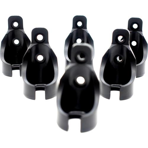 Universal Bungee Kit Parts for Sun Shades, Blackout Roller Up Blinds(Black, 6 Circle Receiver)
