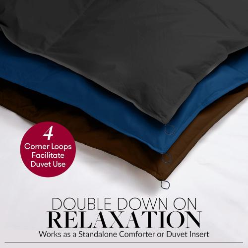 Beckham Hotel Collection Full/Queen Size Comforter - 1600 Series Down Alternative Home Bedding & Duvet Insert - Cream