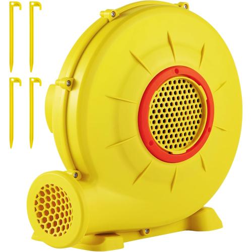 VEVOR Inflatable Air Blower, 450W/1100W/1500W Portable and Powerful Bounce House Blower, Commercial Air Blower Pump Fan, Used for Inflatable Bouncy Castle and Jump Slides