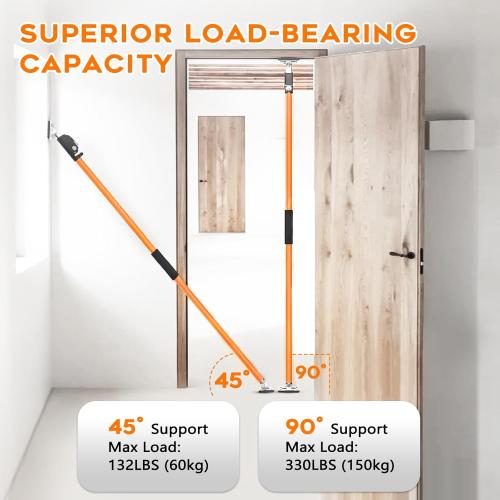 Cabinet Jack Support Pole, 58.7-109.5 inches Third Hand Tools Adjustable Support Pole, 3rd Hand Support System for Upper Cabinet Installation, 300 LB Capacity, 2 Pack