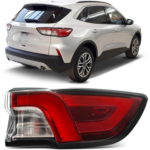 LED Tail Light Assembly Compatible with 2020-2022 Ford Escape S/SE/SEL/Titanium Rear Taillights Right Passenger Side Tail lamp Assembly OE: LJ6Z13404E LJ6Z13404A LJ6Z13404C
