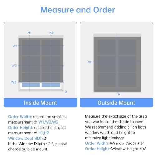 GREY Motorized Blinds with Remote Control, 100% Blackout Cordless Wireless Electric Window Roller Shade Matter Motor Over Thread Compatible with Alexa/Google Home/Homekit (Light Gray)