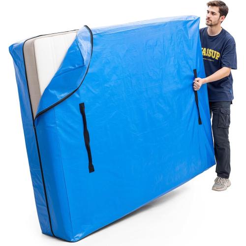 TAILI Queen Mattress Bags for Moving and Storage, Heavy Duty Moving Supplies Mattress Cover with Reinforced Handles, Storage Cover Essentials Packing Protector