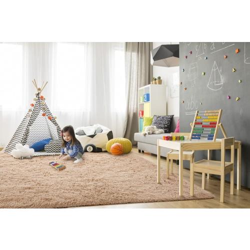 Super Soft Shaggy Rugs Fluffy Carpets (110 x 144)