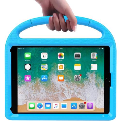 SUPLIK Kids Case for iPad 5th/6th Generation (9.7-inch, 2017/2018), iPad Air 2 Case with Screen Protector, iPad Pro 9.7 Durable Shockproof Protective Cover with Handle Stand for Kids, Blue