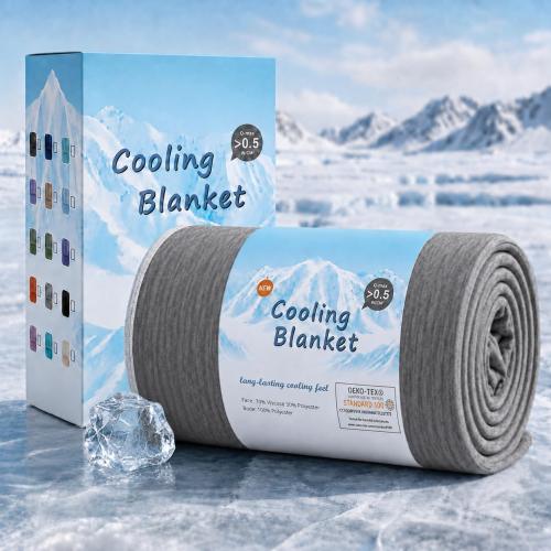 Topcee Cooling Blanket Queen Size 90x90 for Hot Sleepers Summer Blanket