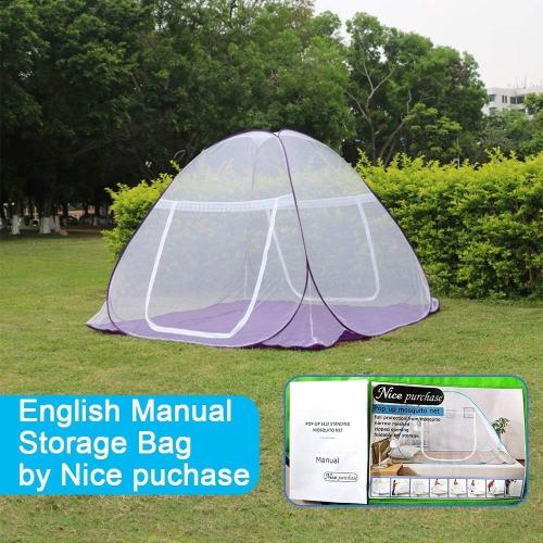 NICE PURCHASE New Portable Folding Mosquito Net Tent Freestand Bed 1 or 2 Openings (1.0m(75 by 38 inches LxW))