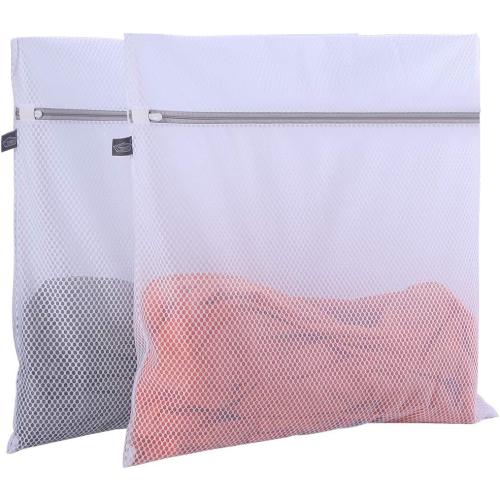 Kimmama Oversize Laundry Bags Mesh Wash Bags, Large Delicates Bag for Washing Machine, Jumbo Laundry Sack for Washing Delicates, Big Clothes, Bed Sheet, Bedcover, Blanket, Curtain, Stuffed Animal Toys
