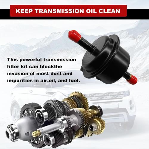ATF Automatic Transmission Filter Compatible with Honda Accord,CR-V,CR-Z,Civic,Acura ILX,MDX,RDX,RL,RLX, Replaces# 25430-PLR-003,044-0382, 25430PLR003, 0440382 Automatic Transmission Fluid Filter