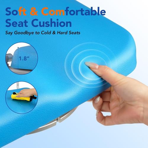 FSA/HSA Eligible 360° Swivel Shower Chair for Inside Shower, Adjustable Shower Seat with Pivoting Arm Bath Seat for Bathtub, Handicap Bathtub Chair for Senior Elderly Disabled, 4Level Height
