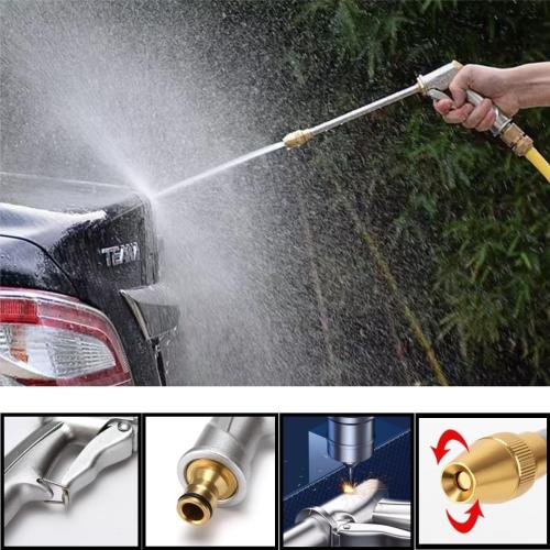 Garden Hose Nozzle,Hose Sprayer Nozzle Metal Spray Nozzles for Garden Hose Gun Heavy Duty Hand Sprayer with 3/4”GHT Thread Brass Hose Quick Connect Fitting, for Lawn,Washing Cars,Pets Shower