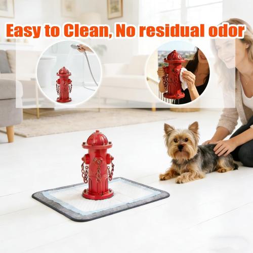 7.8 H Metal Potty Training Fire Hydrant for Dogs to Pee On Indoor or Outdoor