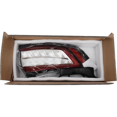 Rear Left Outer Side LED Tail Light For 2015-2018 Ford Edge Sport/Titanium Brake Lamp Amber Turn Signal Light Replacement Driver Side FO2800244 FT4Z13405B FT4Z13405D HT4Z13405B w/Bulbs&Harness