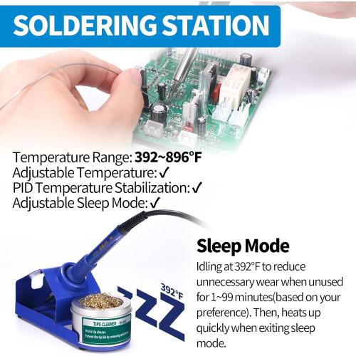 YIHUA 862BD  SMD ESD Safe 2 in 1 Soldering Iron Hot Air Rework Station °F /°C with Multiple Functions