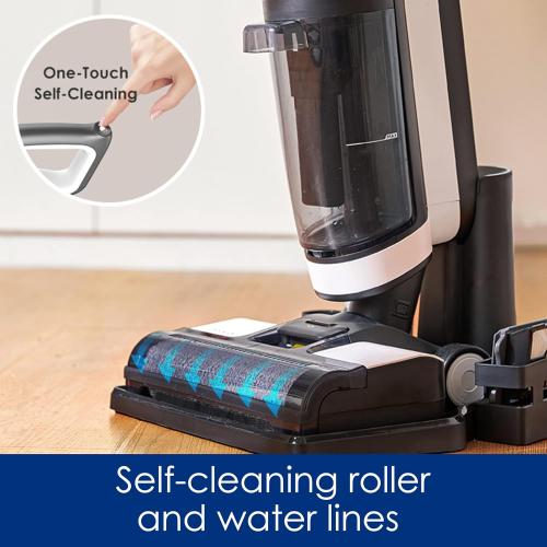 Color Grey Tineco Floor ONE S3 Cordless Hardwood Floors Cleaner, Lightweight Wet Dry Vacuum Cleaners for Multi-Surface Cleaning with Smart Control System