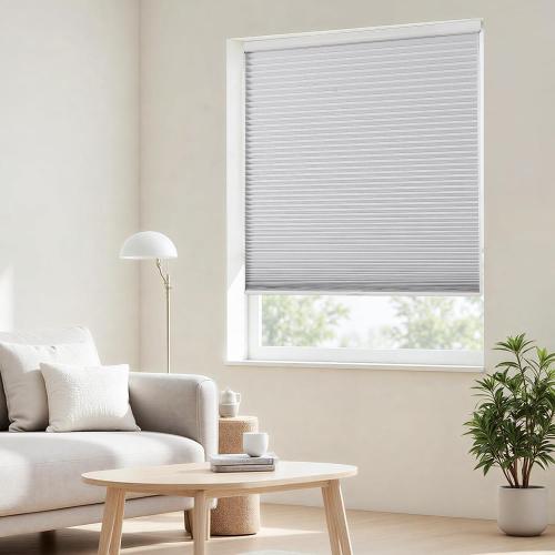 Joydeco Cellular Shades Cordless, 35 Inch Wide Blackout Cellular Blinds for Windows, Waterproof Honeycomb Blinds White Window Coverings for Bedroom, Living Room, Office, Kitchen (35 W x 64 H)