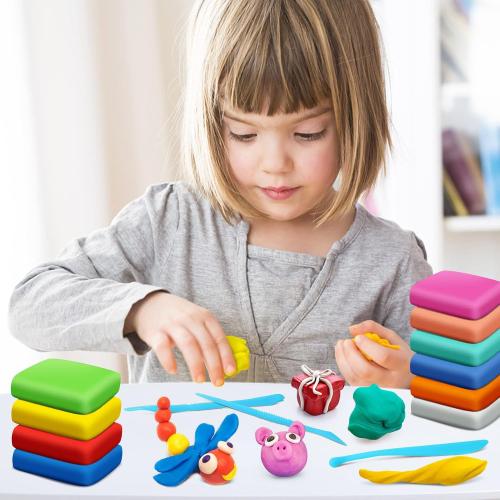 Magic Clay - Air Dry Clay 36 Colors, Modeling Clay for Kids with Tools, Soft & Ultra Light, Toys Gifts for Age 3 4 5 6 7 8  Years Old Boys Girls Kids