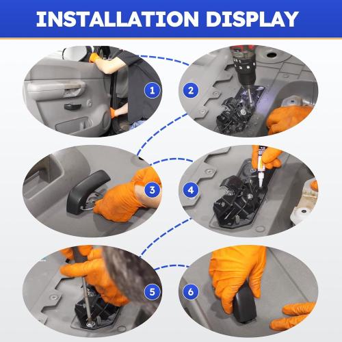 20833606 Left Driver Side Interior Door Handle Kit for 2007-2014 Chevy Silverado, Tahoe, Suburban, Avalanche/GMC Sierra, Yukon, Yukon XL/Cadillac Escalade 20871488, 80374