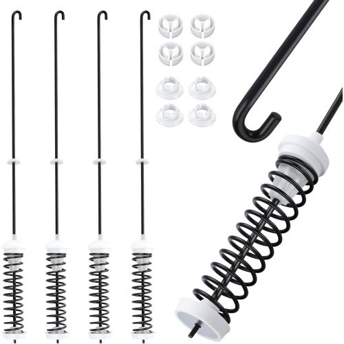 NTW4516FW3 NTW4516FW2 WTW4816FW2 W10780045 Washer Suspension Rod Kit for Amana Whirlpool Kenmore - Fits WTW4800BQ1 NTW4605EW0 WTW4616FW0 | Reduces Washer Vibration