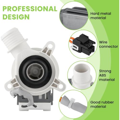 290d1201g003 Washer Drain Pump/WH23X28418 Washer Drain Pump Compatible for G-E,Hot-point by MIFLUS,Replaces B40-3A01,B30-3A02,WH23X24178,290D1201G001,290D1201G002
