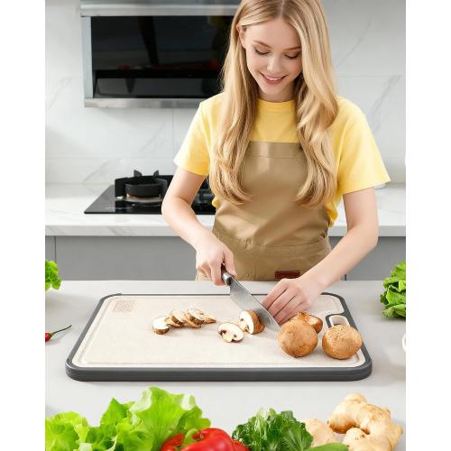 Stainless Steel Cutting Board, Double Sided Cutting Board, Large 16”×11”