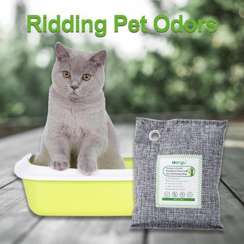 Size Large Set of 12 Activated Charcoal Odor Absorber (Large, 12 Pack, 100g each), Natural Charcoal Bags Odor Absorber Bamboo Charcoal Air Purifying Bag for Home, Fridge, Cabinet