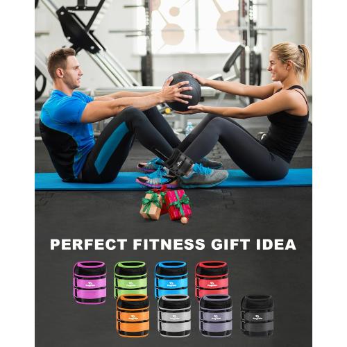 Adjustable Ankle Weights 1-3/4/5/6/8/10/12/15/20 LBS Pair with Removable Weight for Jogging, Gymnastics, Aerobics, Physical Therapy