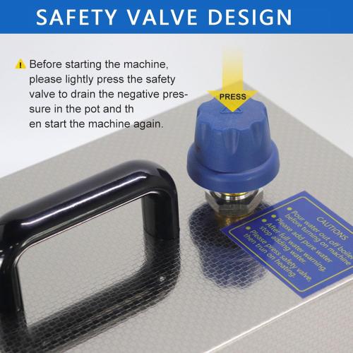 1300W Professional Jewelry Steam Cleaner, Stainless Steel Jewelry Steam Cleaner, 2L Electric Steam Jewelry Cleaner,for Cleaning Jewelry/Gold/Silver