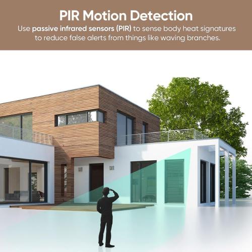 Color White Wyze Cam Outdoor Starter Bundle v2 (1 Camera   Base Station) - 1080p HD Wireless Home Security Camera, Battery-Powered, IP65 Rated, Color Night Vision, 2-Way Audio, Compatible with Alexa & Google