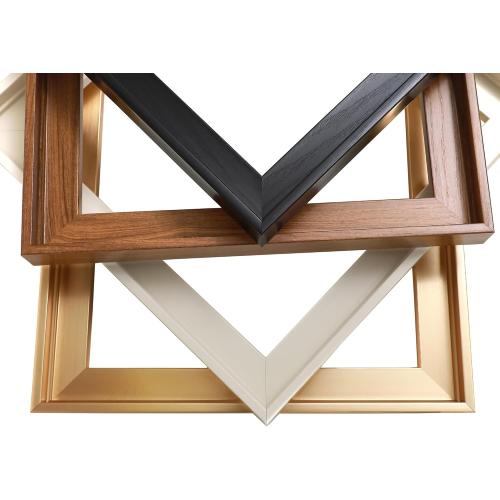 BGHIFEE Canvas Floater Frames for Canvas Art 0.8inch Depth Frames for Canvas Painting Floating Frame Plastic Floater Frame for Canvas Prints (Black, 8 x 10 inch)