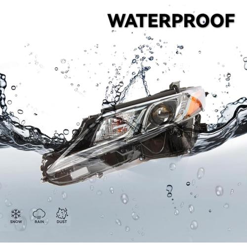 2018-2022 Camry L LE SE Headlights,LED Projector Headlight Assembly Compatible with Toyota Camry 2018 2019 2020 2021 2022 Replacement Left Driver Side TO2502255 81150-06C40