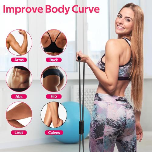 WALITO Home Pilates Kit for Women,Pilates Ring Set with Magic Circle,Resistance Bands,Figure 8 Workout Bands,Mini Ball, Compact Toning Fitness Essentials Starter Set Accessories Gift