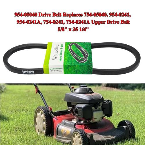 954-05040 Drive Belt Replaces 754-05040, 954-0241, 954-0241A, 754-0241, 754-0241A Upper Drive Belt, Fits MTD Troy-Bilt Craftsman Cub Cadet Lawn Tractor Mowers (5/8 x 35 1/4)