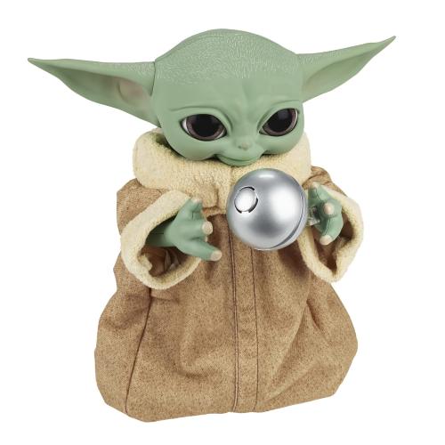 STAR WARS The Mandalorian Galactic Snackin' Grogu Animatronic Toy with Over 40 Sound and Motion Combinations, Interactive Toys