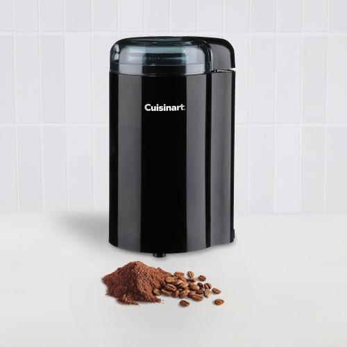 Cuisinart Coffee Grinder, One Touch Control Coffee Bean Grinder with Stainless Steel Bowl and Blades, 2.5 oz/70g Capacity Enough for 12 Cups, On/Off Switch with Safety Interlock, DCG-20BKN, Black ‼️doesn’t come with lid and has mild stains ‼️