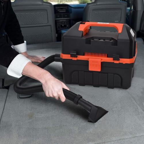 LIGO 20V Cordless Shop Vac Wet and Dry, 2.64 Gallon, Handheld, 3 in 1 with Blowing Includes 4.0 Ah Battery, Rewashable HEPA, Foam Filters and Charger for Workshop, Home, Pet