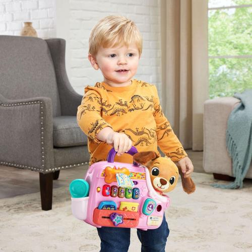 VTech Cutie Paws Puppy Carrier, Pink