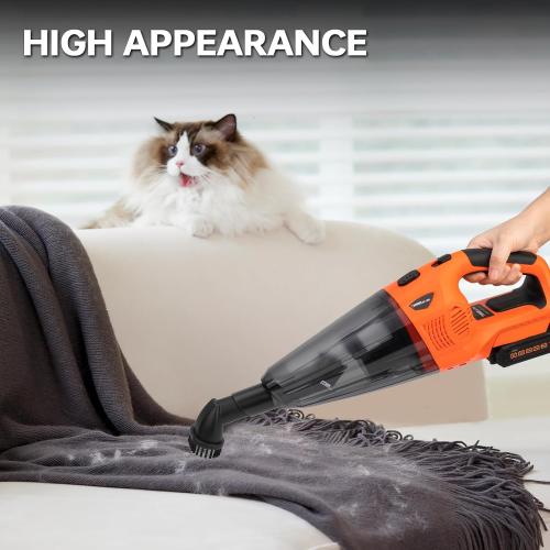 THINKWORK Handheld Vacuum Cordless 20V with Battery, Strong Suction Powerful Handheld Vacuum Cordless 150W Motor, Portable Shop Vac Wet/Dry with HEPA Filtration for Floor, Carpet