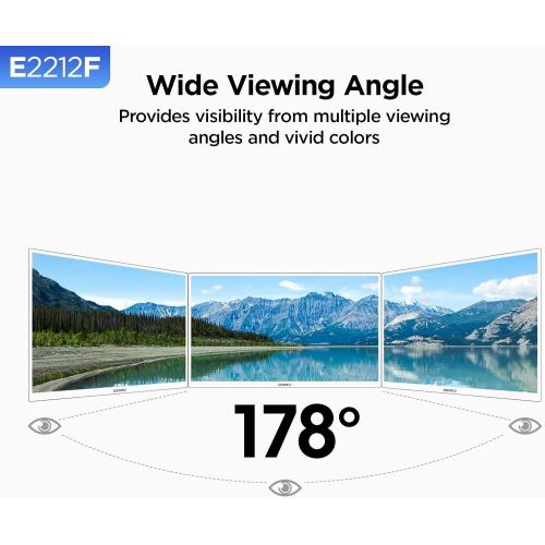 KOORUI Size 22 Inch Computer Monitor Full HD 1080P 100Hz PC Gaming Screen VA Panel Ultra-Slim Display 3000:1 Contrast Ratio with Adpitive Sync (HDMI/VGA/VESA Compatible 100x100mm/Audio Out), Tilt, Black