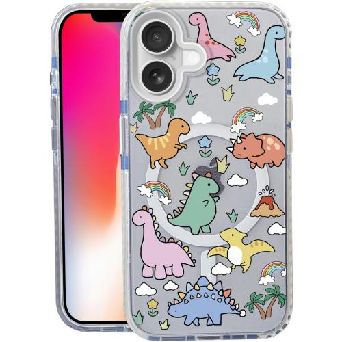 Little Dinosaur for iPhone 17 Case, Clear, MagSafe