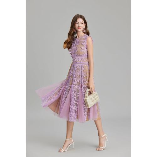 Size M LIILSTUDIO Lace Embroidery mesh Camisole Dress Summer