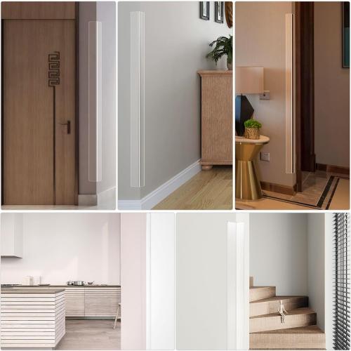 Wall Corner Protector - 2PCS, 31.5x1.18 - Self Adhesive Clear Corner Protectors for Walls, Cabinet Doors, Edge Protector Trim; Easy to Install Corner Guards for Walls (80cm x 3cm)