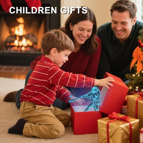 Baseball Gifts for Boys 8-12 3D Lamp Night Light with Remote & Touch Control, 16 Colors Changing   4 Changing Mode Brightness Room Decor Christmas Birthday Gifts for Kids Boys Girls Sport Fans