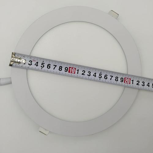 8 Inch 18Watt Ultra Thin Round LED Recessed Panel Spot Lighting, 140 Watt Retrofit Ceiling Downlight, 6500K Cool White, 10 Pack