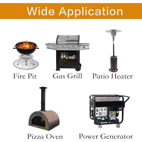 CSST Corrugated Stainless Steel Tubing 37 Ft 1/2 Flexible Natural Gas Line Pipe Propane Conversion Kit Grill Hose with Male Adapter Fittings