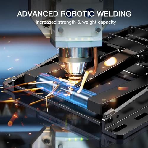 PERLESMITH TV Wall Mount Full Motion for 32-65 Inch Flat Curved Screen TVs, TV Mount with Swivels Tilts Extension Dual Articulating Bracket Arms Supports up to 99 lbs Max VESA 400x400, PSMFK9